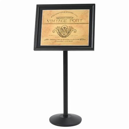 AARCO Aarco Products P-5BK Small Menu and Poster Holder - Black P-5BK